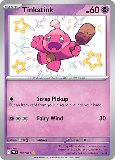 165/091 Tinkatink - Paldean Fate