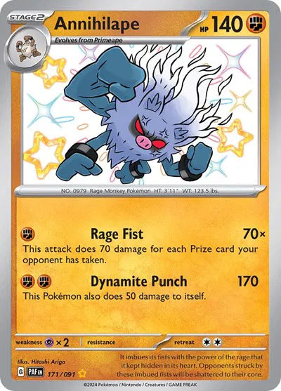 171/091 Annihilape - Paldean Fate