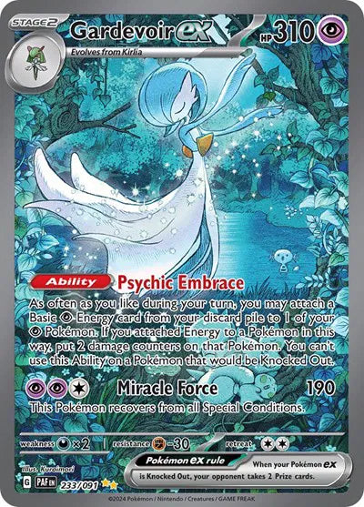 233/091 Gardevoir EX - Paldean Fate