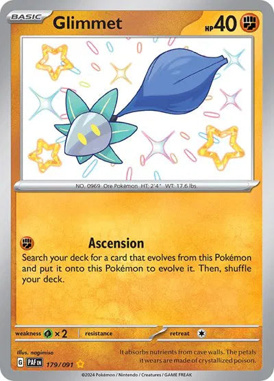 179/091 Glimmet - Paldean Fate