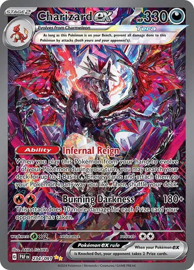 234/091 Charizard EX - Paldean Fate