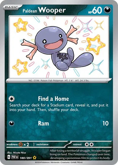 180/091 Paldean Wooper - Paldean Fate