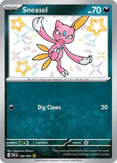 182/091 Sneasel - Paldean Fate