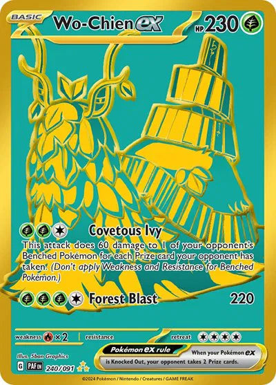 240/091 Wo-Chien EX - Paldean Fate