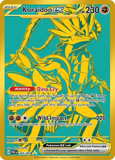 245/091 Koraidon EX - Paldean Fate