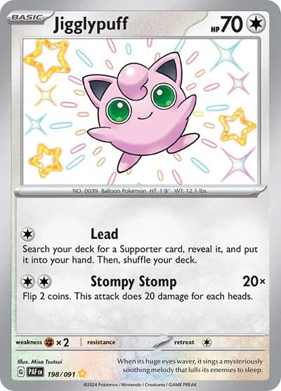 198/091 Jigglypuff - Paldean Fate