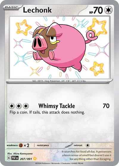 207/091 Lechonk - Paldean Fate