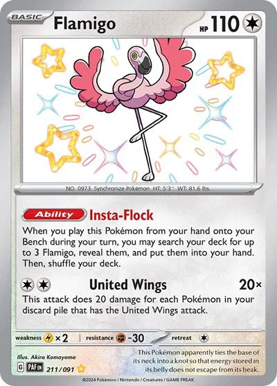 211/091 Flamigo - Paldean Fates