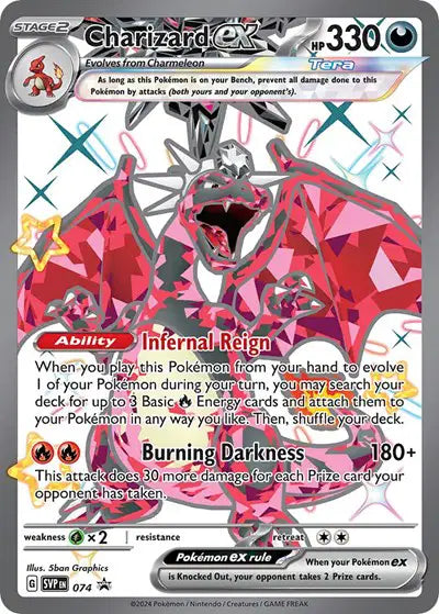 SVP 074 Charizard EX - SVP Black Star Promo