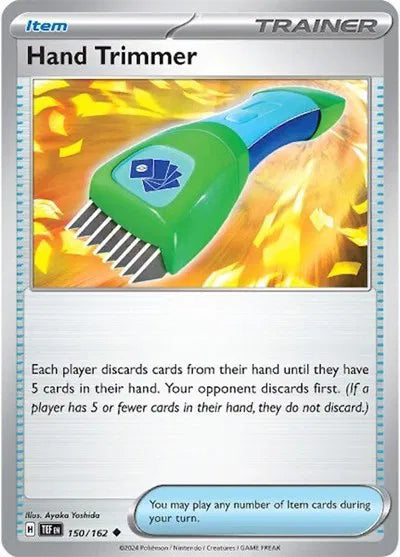 150/162 Hand Trimmer Reverse Holo - Temporal Forces