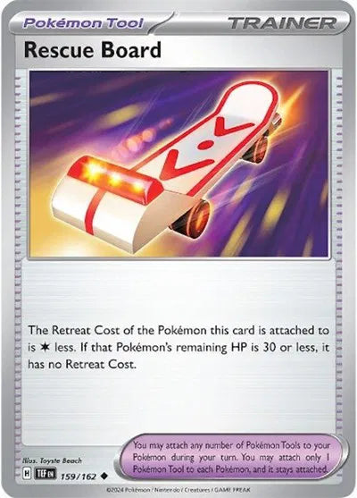 159/162 Rescue Board Reverse Holo - Temporal Forces