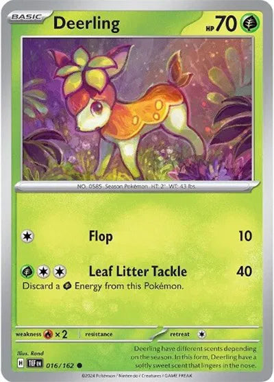 016/162 Deerling Reverse Holo