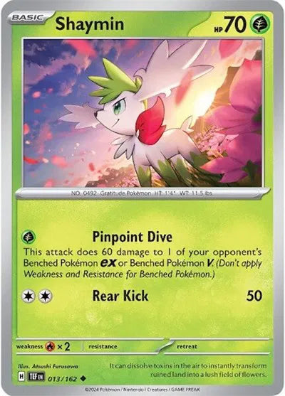 013/162 Shaymin Reverse Holo