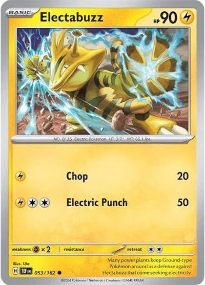 053/162 Electabuzz Reverse Holo - Temporal Forces