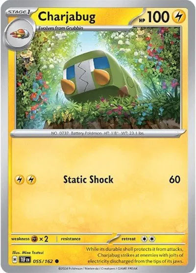 055/162 Charjabug Reverse Holo - Temporal Forces