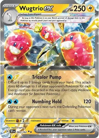 060/162 Wugtrio EX - Temporal Forces