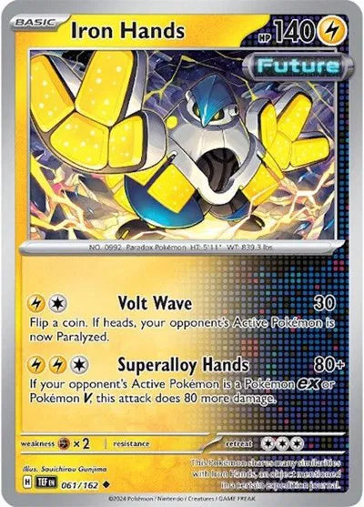 061/162 Iron Hands Reverse Holo - Temporal Forces
