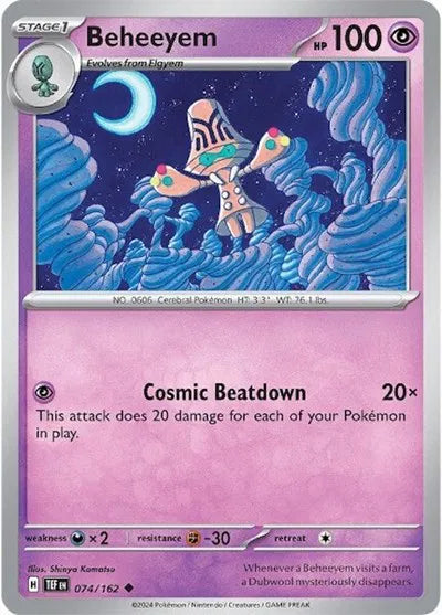 074/162 Beheeyem Reverse Holo - Temporal Forces