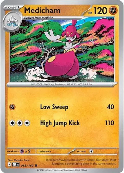 083/162 Medicham Reverse Holo - Temporal Forces