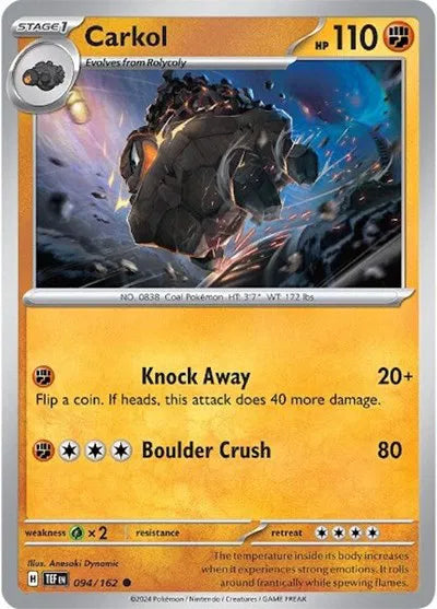 094/162 Carkol Reverse Holo - Temporal Forces