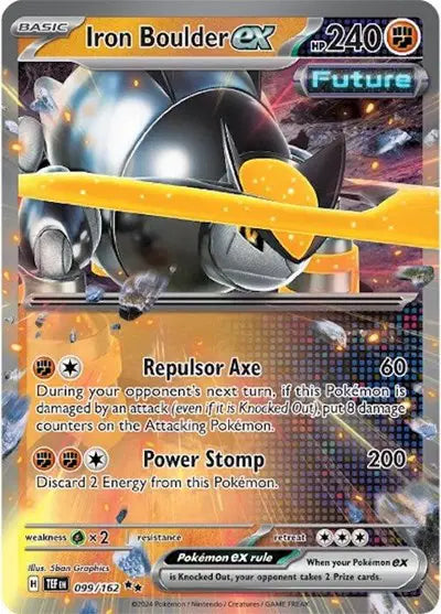 099/162 Iron Boulder EX - Temporal Forces