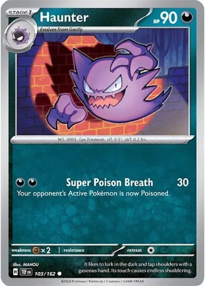 103/162 Haunter Reverse Holo - Temporal Forces