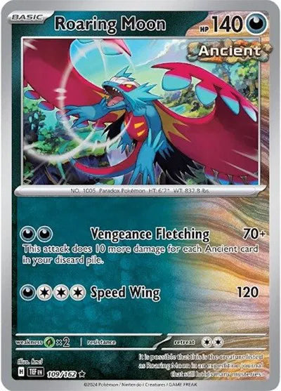 109/162 Roaring Moon Reverse Holo - Temporal Forces