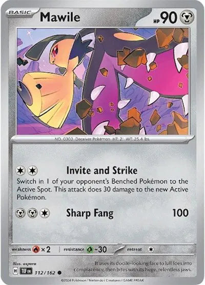112/162 Mawile Reverse Holo - Temporal Forces