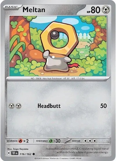 116/162 Meltan Reverse Holo - Temporal Forces