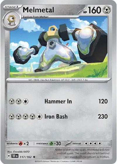 117/162 Melmetal Reverse Holo - Temporal Forces