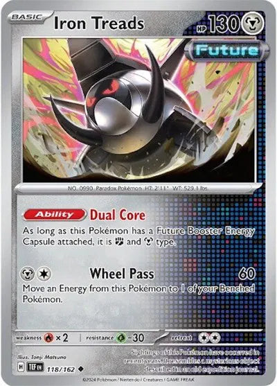 118/162 Iron Threads Reverse Holo - Temporal Forces