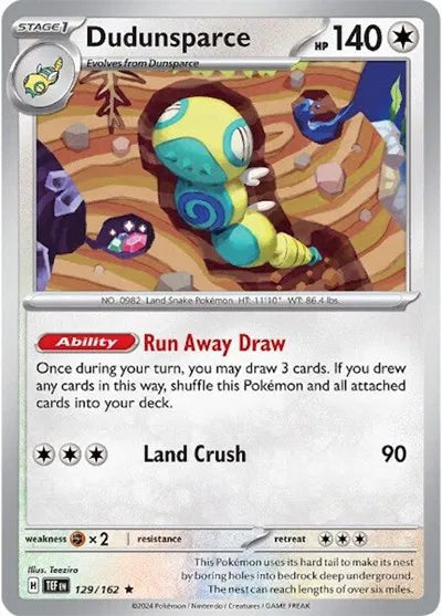 129/162 Dudunsparce Holofoil - Temporal Forces