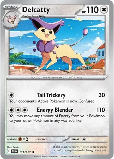 131/162 Delcatty Reverse Holo - Temporal Forces
