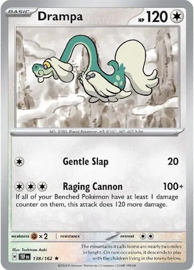 138/162 Drampa Reverse Holo - Temporal Forces
