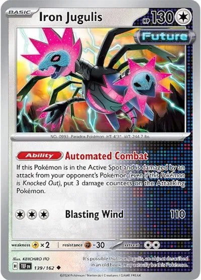 139/162 Iron Jugulis Reverse Holo - Temporal Forces