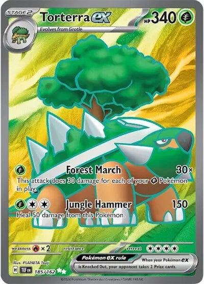 185/162 Torterra EX - Temporal Forces