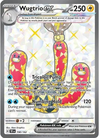 190/162 Wugtrio EX - Temporal Forces