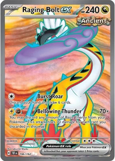 196/162 Raging Bolt EX - Temporal Forces