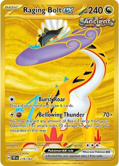 218/162 Raging Bolt EX - Temporal Forces