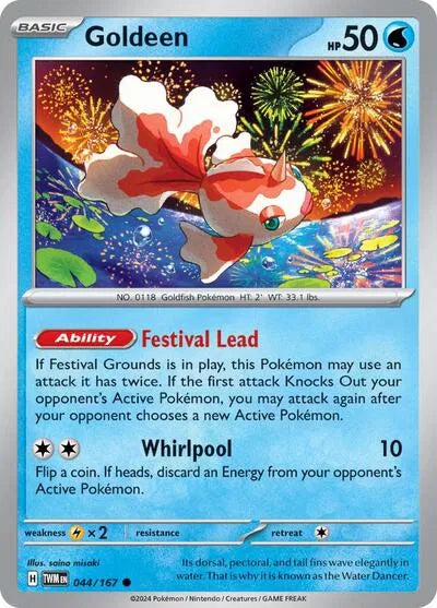 044/167 Goldeen Reverse Holo - Twilight Masquerade