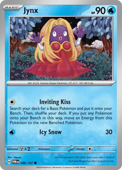 046/167 Jynx Reverse Holo - Twilight Masquerade
