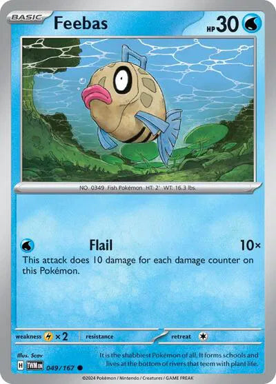 049/167 Feebas Reverse Holo - Twilight Masquerade