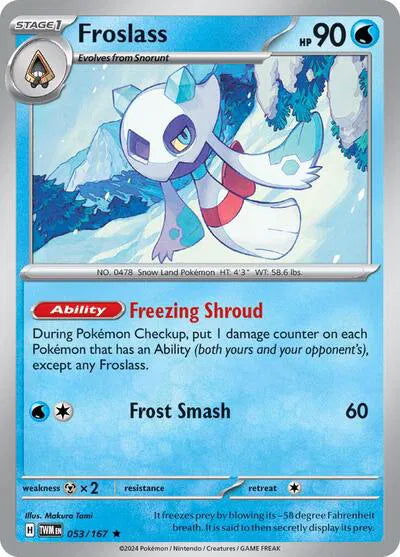 053/167 Froslass Holofoil - Twilight Masquerade
