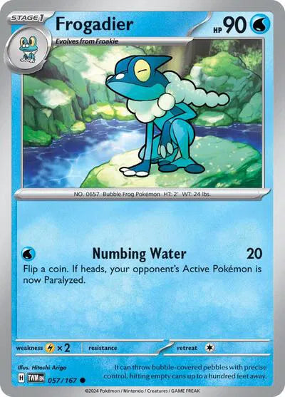 057/167 Frogadier Reverse Holo - Twilight Masquerade