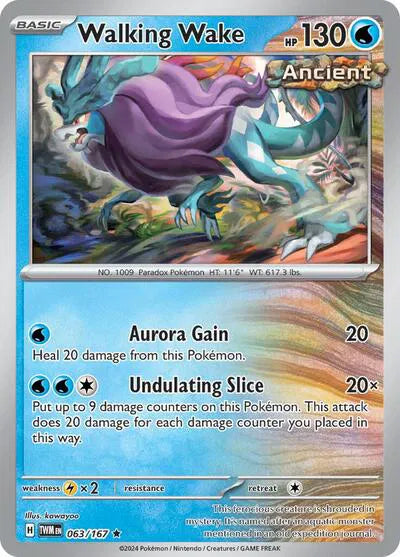 063/167 Walking Wake Holofoil - Twilight Masquerade