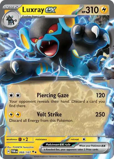 068/167 Luxray EX - Twilight Masquerade