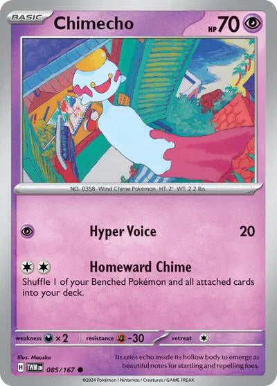 085/167 Chimecho Reverse Holo - Twilight Masquerade