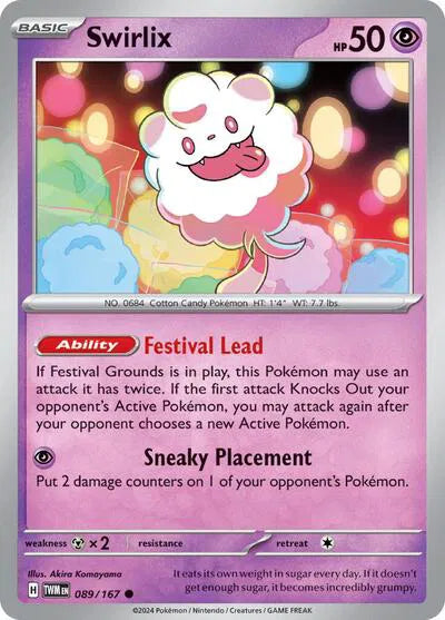 089/167 Swirlix Reverse Holo - Twilight Masquerade