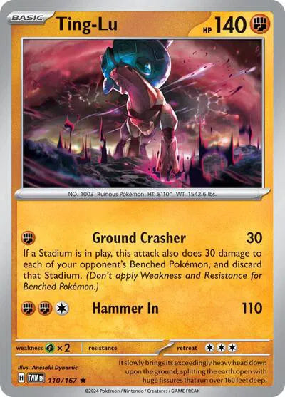 110/167 Ting-Lu Holofoil - Twilight Masquerade