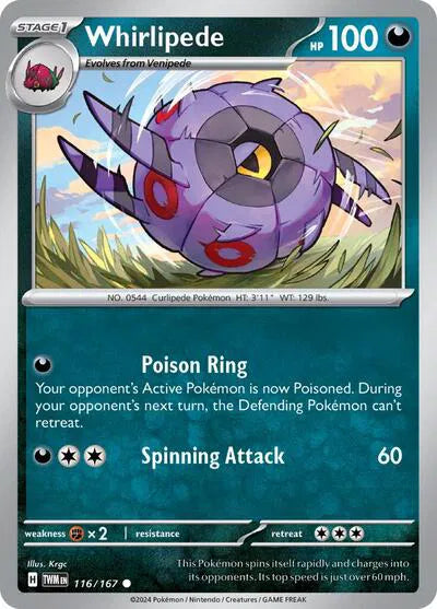116/167 Whirlipede Reverse Holo - Twilight Masquerade